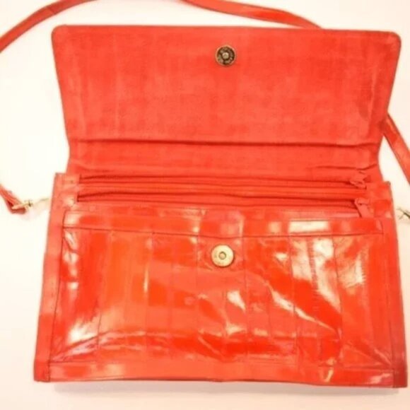 Vintage ELLSKIN PURSE & Coin Wallet Purse Vintage Clutch Purse Evening Bag - Picture 2 of 9